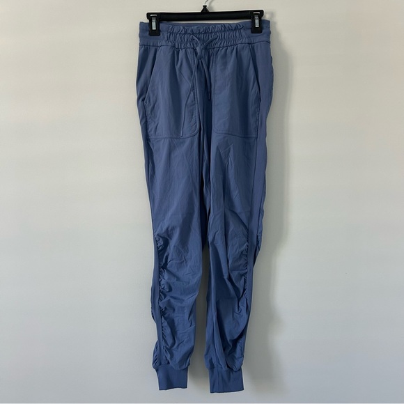 Lululemon Dance Studio Mid Rise Full Length Joggers Blue 4 - Picture 1 of 10